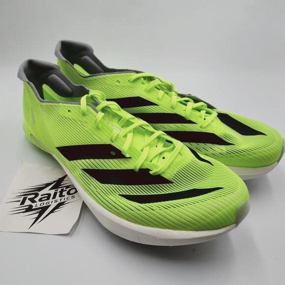 Mens Sz 11.5 Adidas Track & Field Shoes Adizero Avanti Spikes Lucid Lemon IG1989 main image 6